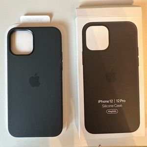 Brand New iPhone 12/ 12 Pro Black Silicone Case.